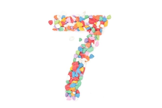 数字の7の画像
