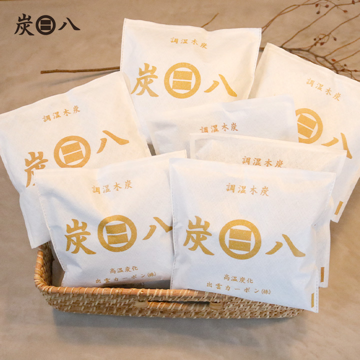 クッション型調湿材【炭八】小袋の画像
