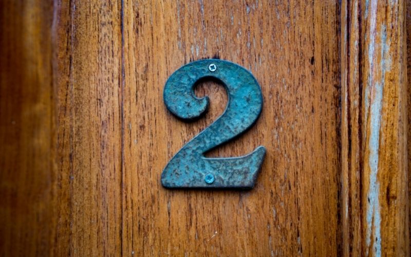 数字の2の画像